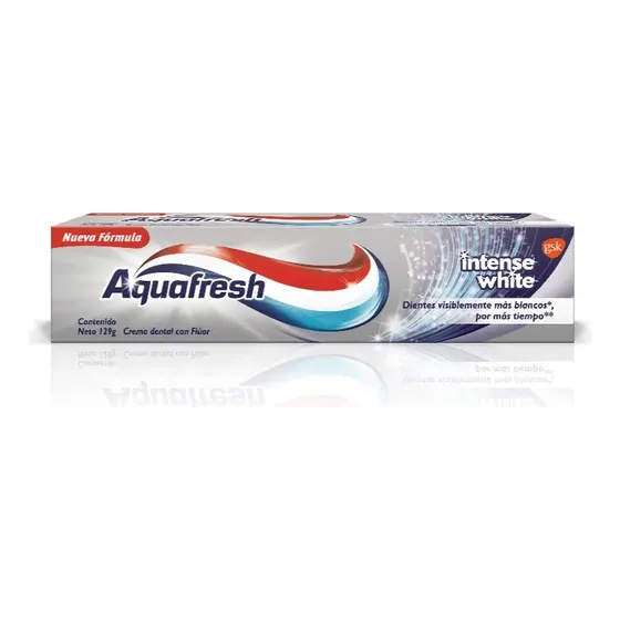 Pasta Dental Aquafresh Intense White 129gr Blanquadora