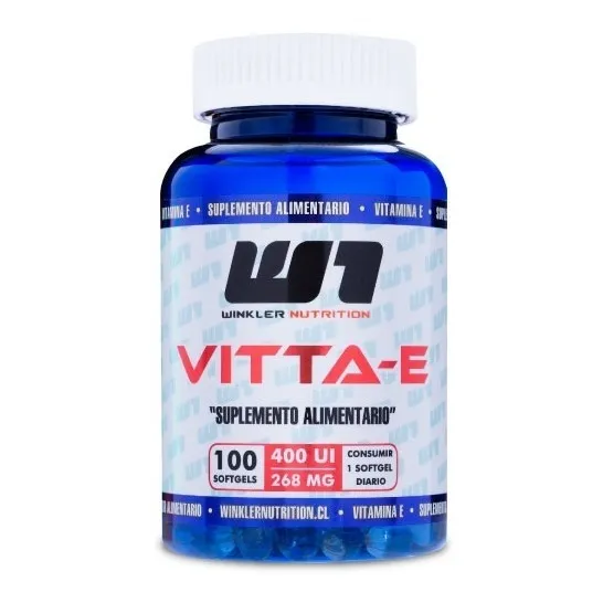Vitamina E Vitta E 100 Softgels Winkler Nutrition Sabor Cápsulas