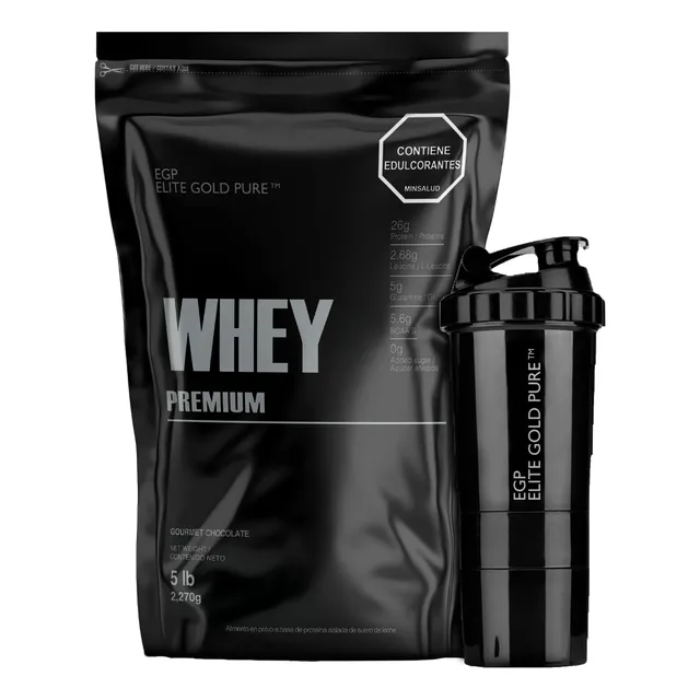 Whey Premium 100% 5 Libras Egp Elite Gold Pure 5lb Standard 5 Lb Smart Protein Limpia