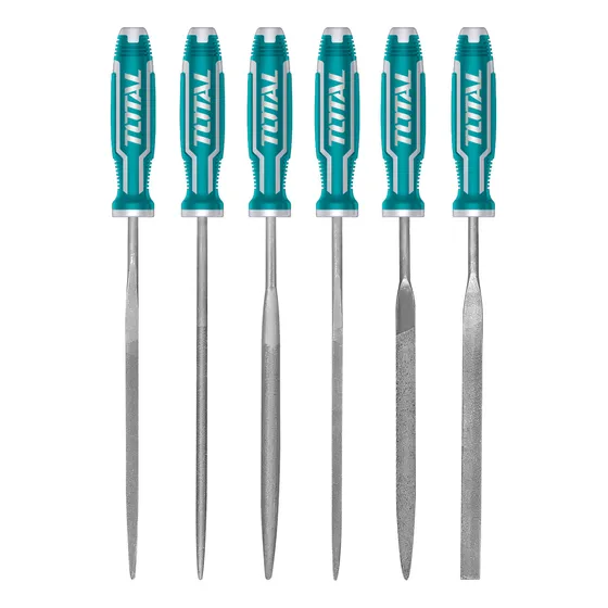 Set Kit Juego De Limas Cortas Total 6 Piezas 140 Mm