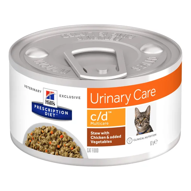 3 X Latas Gato Hills Science Diet C/d Urinary Care 156g.