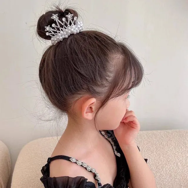 Colas Moñas  De Piedreria Para Cabello Niñas
