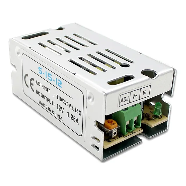 Tecneu Fuente De Alimentación Conmutada 12v 1.25a 110/220vca 15w