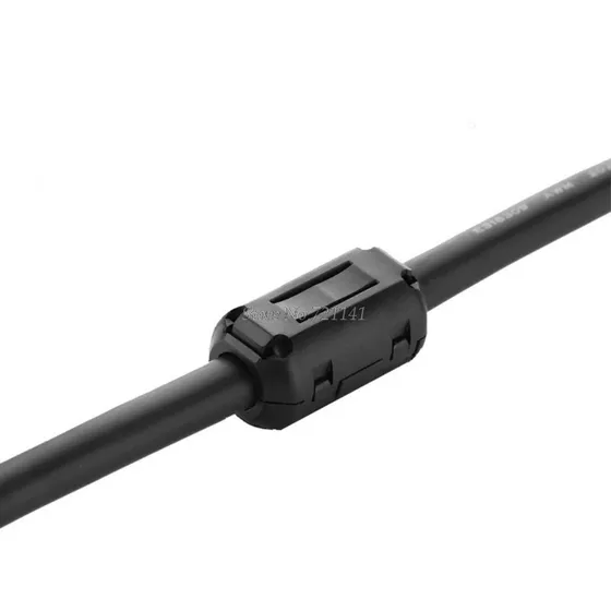 Núcleo De Ferrita Supresor De Ruido Para Cable De 9mm Y 10mm