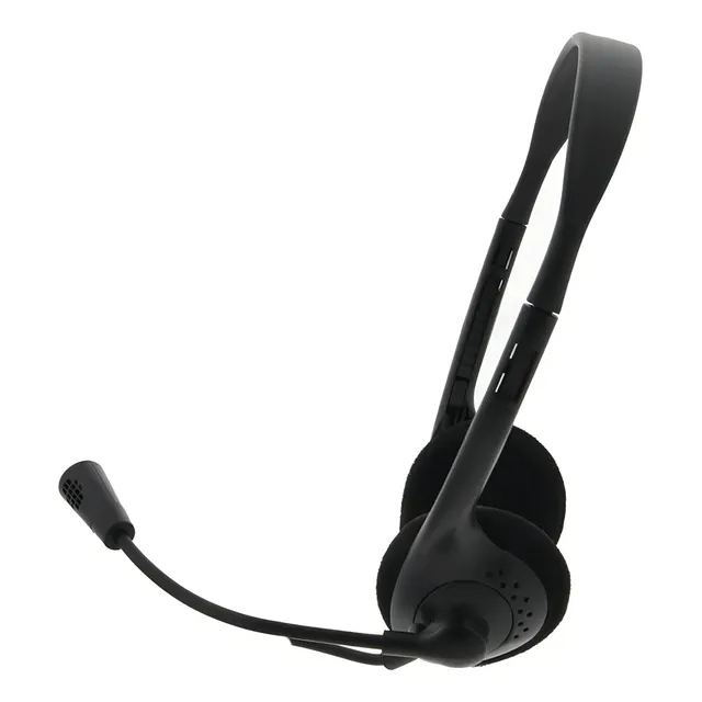 Audifonos Con Cable Microfono Usb Conferencia Xtech Xth-240 Color Negro