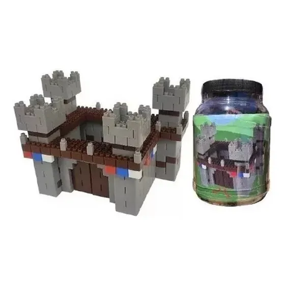 Bloques Minecraft Castillo Medieval En Pote 375 Pz Jeg