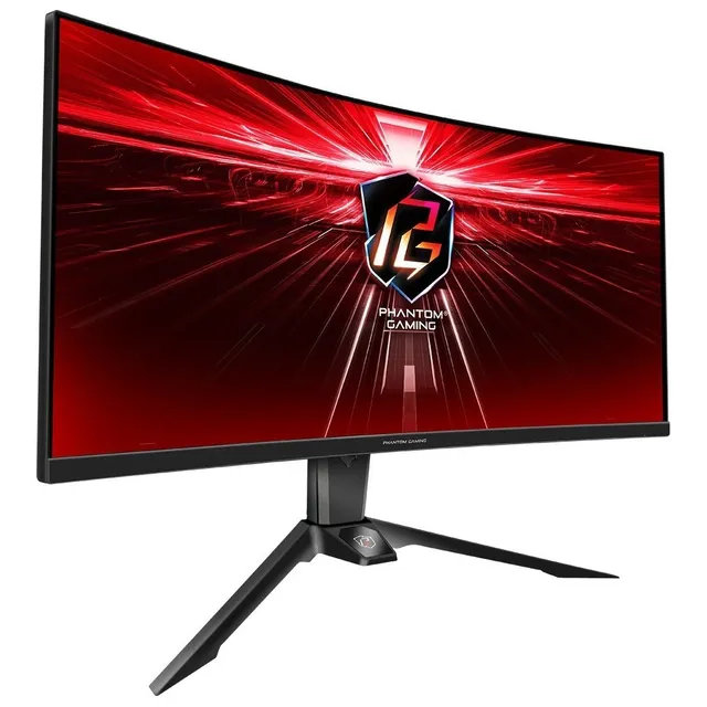 Monitor Gamer ASRock con pantalla de 34" 165Hz y resolución WQHD