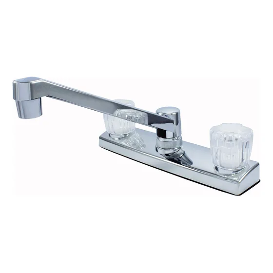Grifo Para Fregadero Cocina Rv Lavadora Acrilico Doble Mango