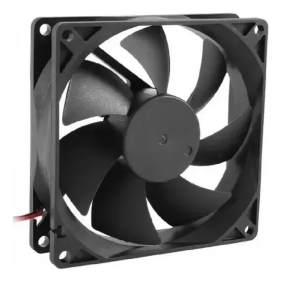 Micro Ventilador Cooler Fan 80x80x25 12v All Tech Preto