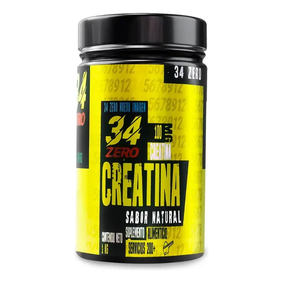 Suplemento En Polvo 34 Zero Creatina Sabor Natural X 1kg