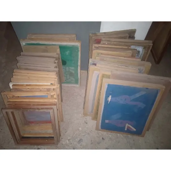 Bastidores De Madera Para Serigrafia Usados