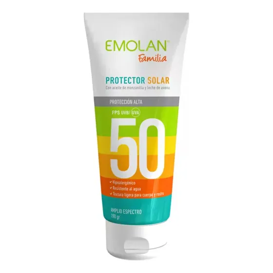 Emolan Familia Protector Solar Fps Uvb 50 190 Gr
