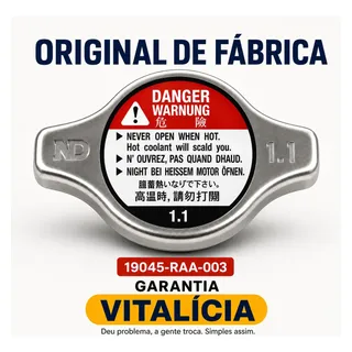 Tampa Radiador New Civic City Fit Pressão De 1.1 Bar