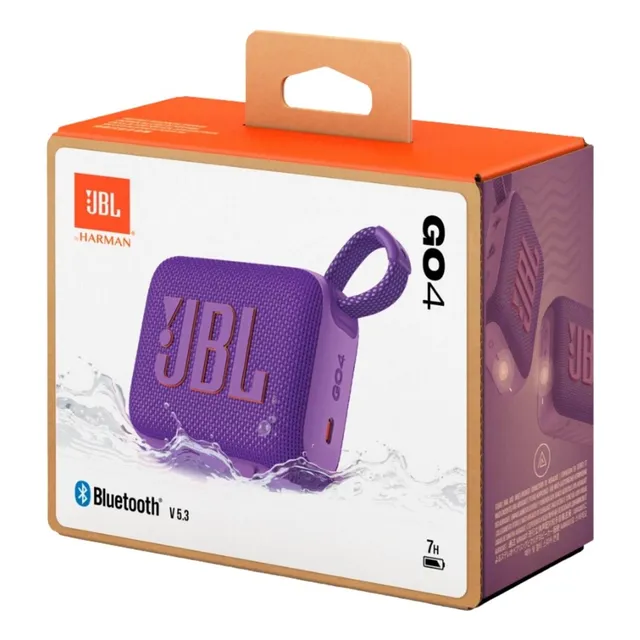 Bocina Portátil Jbl Go 4 Bluetooth Morado