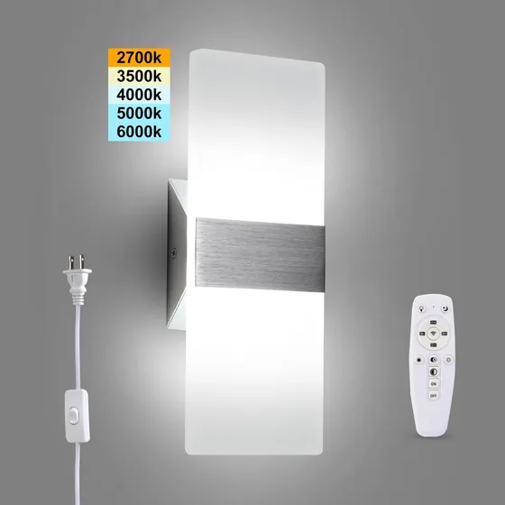 Vtuik Luz Pared Led Regulable Conector Lm K- Montada Cr