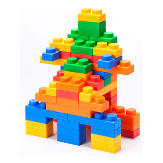 Juego Building Blocks Uniplay Basic Soft De 120 Piezas A Par Juego Building Blocks Uniplay Basic Soft De 120 Piezas A Par