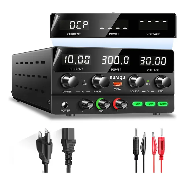 Fuente De Alimentación Regulable ajustable Ocp Ovp，30v 5a 150w ， Protección contra cortocircuitos Laboratorio Fuente de alimentación DC