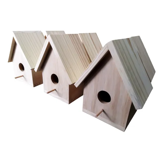 Casitas Para Pájaros De Madera