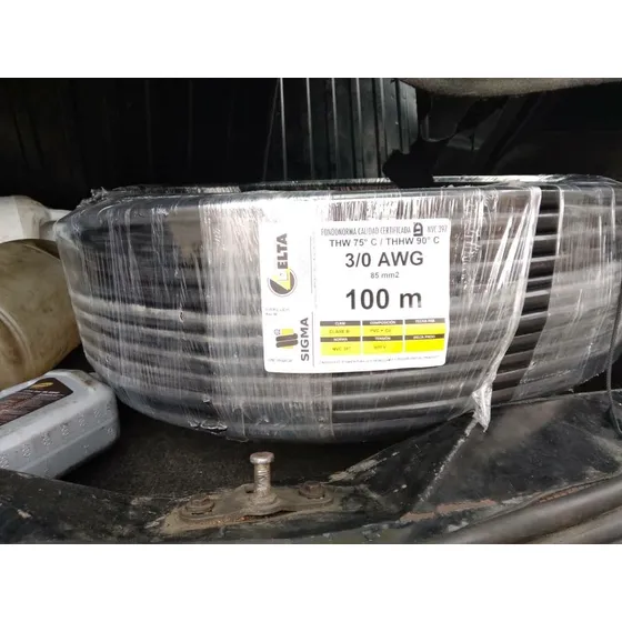 Cable 2/0 Cabel Thhw Nacional 1/0 Ttu Sigma Elecon 3/0