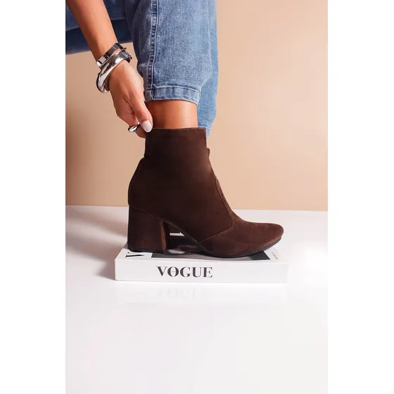 Botas Mujer Borcegos Dama Tacos Bajitas Texana Aby Araquina