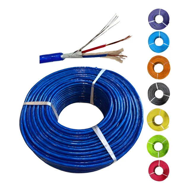 Cable Microfono Bal. 6mm Rollo 50 Mts Dmx Xlr Audio Colores