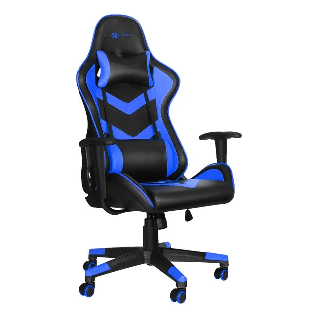 Silla Gamer X-lizzard Ch-106 Azul Xzz-sg-02/a - Gaming Material Del Tapizado Cuero Sintético