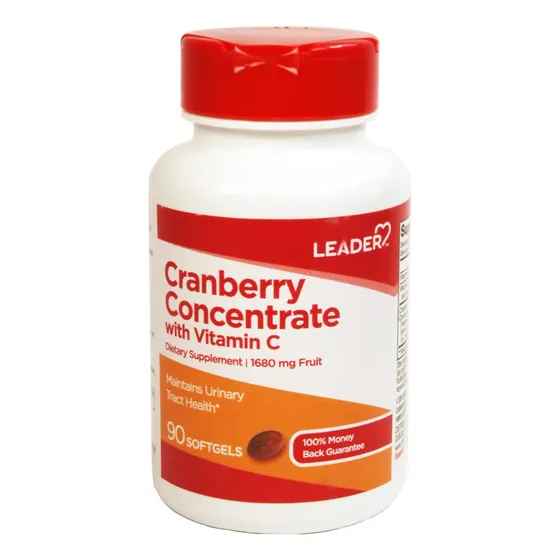Leader Concentrado De Arándano Con Vitamina C 90 Cápsulas