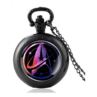 Reloj De Bolsillo Colgante Star Trek Kirk Spock Picard Reloj De Bolsillo Colgante Star Trek Kirk Spock Picard