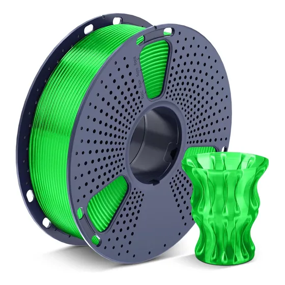 Filamento Pla Para Impresora 3d De 1.75mm 1kg Color Transparent Green