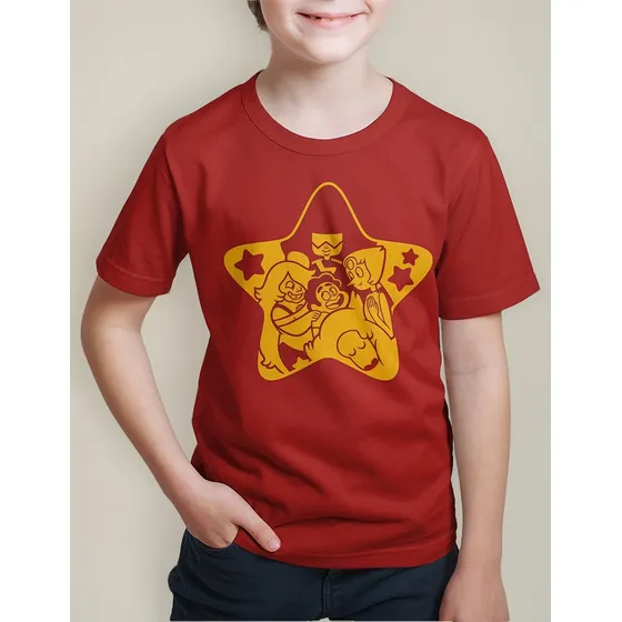 Camiseta Infantil Steven Universe Garnet Ametista Desenhos
