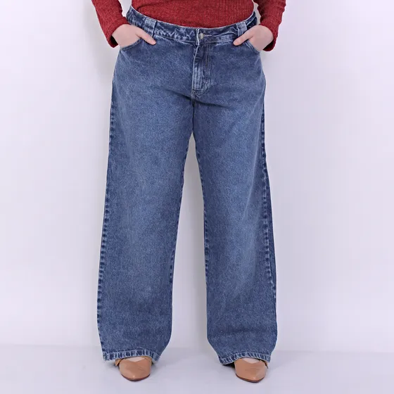 Pantalón Dama Santa Fe Jean Rígido Talle Especial