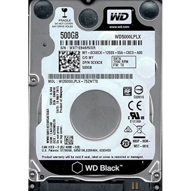 Pack 4 Disco Duro Interno Western Digital  Wd5000lplx 500gb