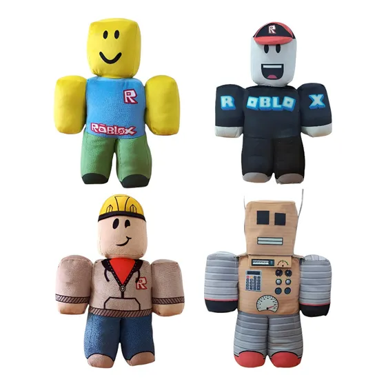 Peluche Roblox 35cm Noob Guest Robot Constructor Minecraft