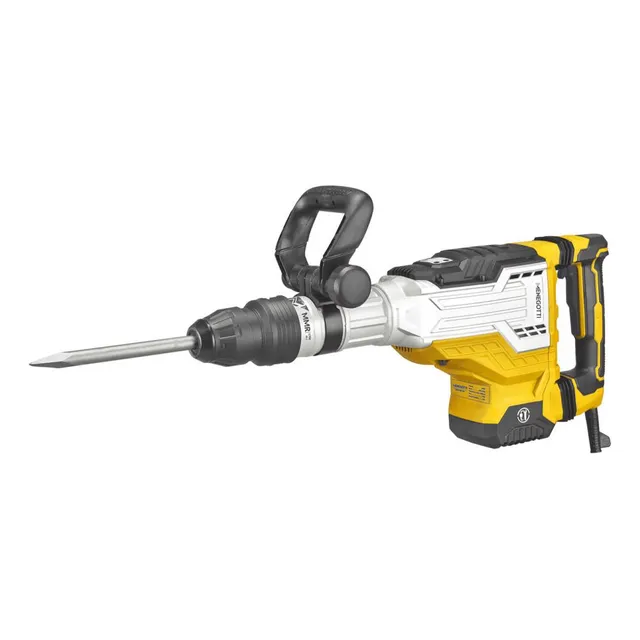 Martelete Perfurador Sds Max 1700w 12kg Mmr1700 Menegotti Cor Amarelo...