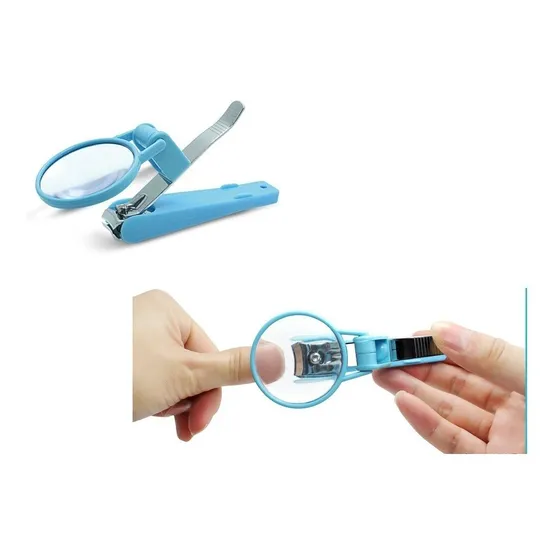 Alicate Corta Uñas Con Lupa Manicuria, Calidad Premium
