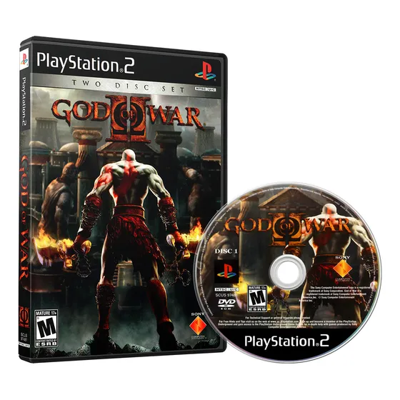 Jogo Repro God Of War 2 Legendado - Ps2 Midia Fisica
