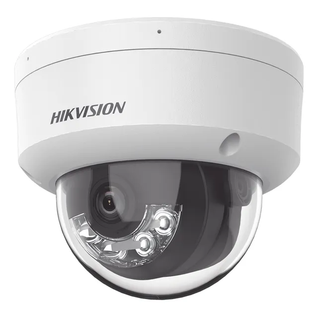 Camara Domo Ip 2mp Dual Light 30mts Microfono Antivandálica Color Blanco