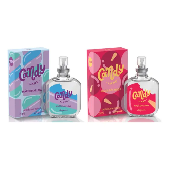 Kit Colônias Candy Land Marshmallow + Maçã Do Amor - Jequiti