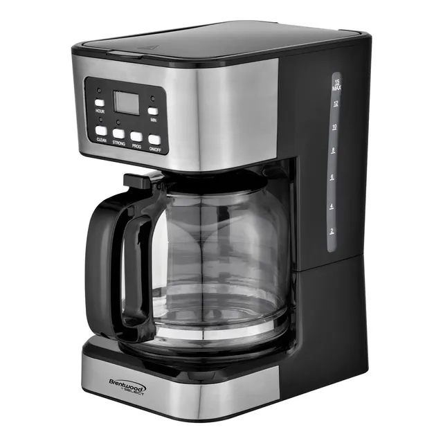 Cafetera Brentwood Programable 12 Tazas Bre-ts222bk