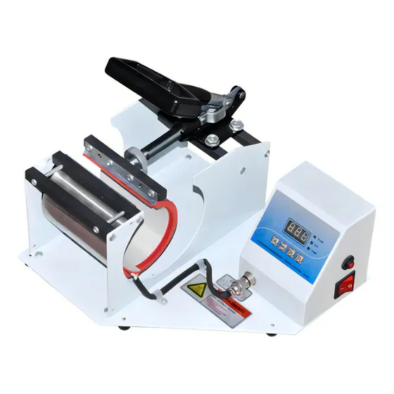 Prensa sublimadora automática Yiwu Sunmeta Technology Co SB04A-2 branca 127V