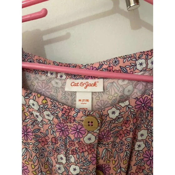 Braga Marca Cat & Jack Talla 7/8  Diseño Floreado