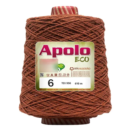 Fio de Crochê e Tricô Apolo Eco Pitaya, 600g e 627m | MercadoLivre