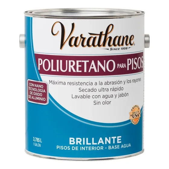 Varathane Plastificante Para Pisos Base Agua 3.78 Lts 