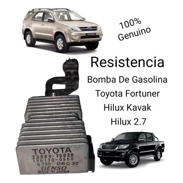 Resistencia Bomba De Gasolina Fortuner Hilux Kavak Y 2.7