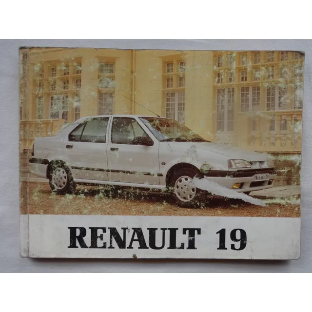 Manual R19 1993 Guantera Renault 19 Catalogo Instrucciones