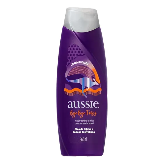 Condicionador Bye Bye Frizz Maciez E Brilho 360ml Aussie