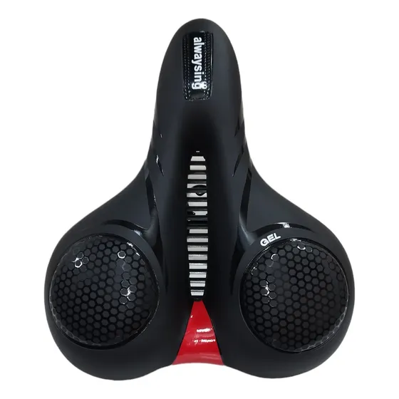 Sillín Para Bicicleta Anti Prostático Acolchado Ancho