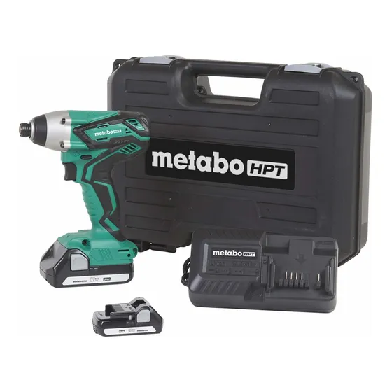 Metabo Hpt 18v Kit Controlador Impacto Inalambrico Bateria 1