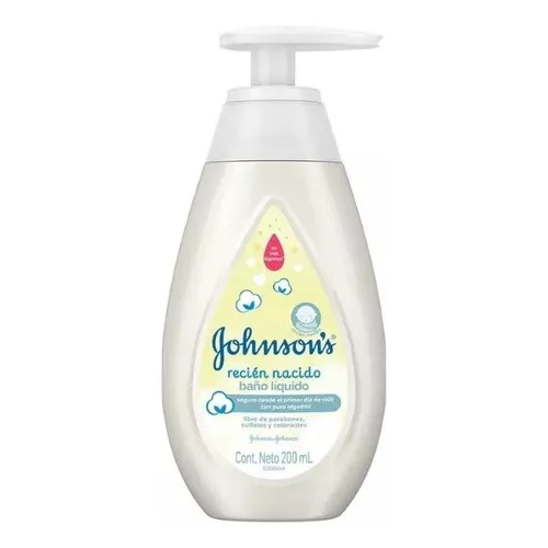Baño Líquido Johnson's Para Recién Nacido 200 Ml 