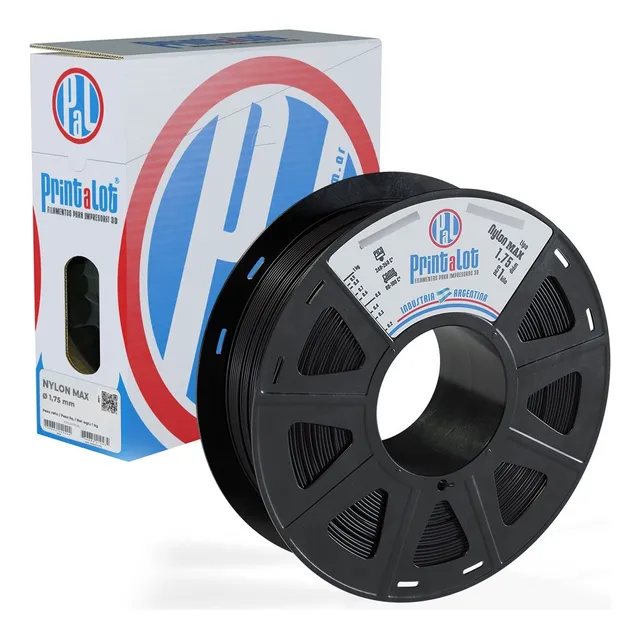 Filamento Para Impresoras 3d Nylon Max® 1kg :: Printalot Color Negro